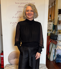 Joey the Label - Juliette Blouse - Sheer Black