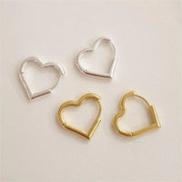 Heart Hoop Earrings