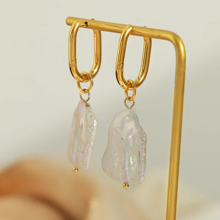 Elegant Baroque Style Drop Earrings