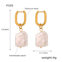 Elegant Baroque Style Drop Earrings
