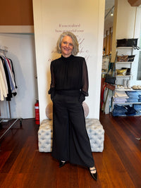 Joey the Label - Juliette Blouse - Sheer Black