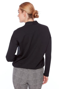 UP - Butter V-Neck Draw String Top