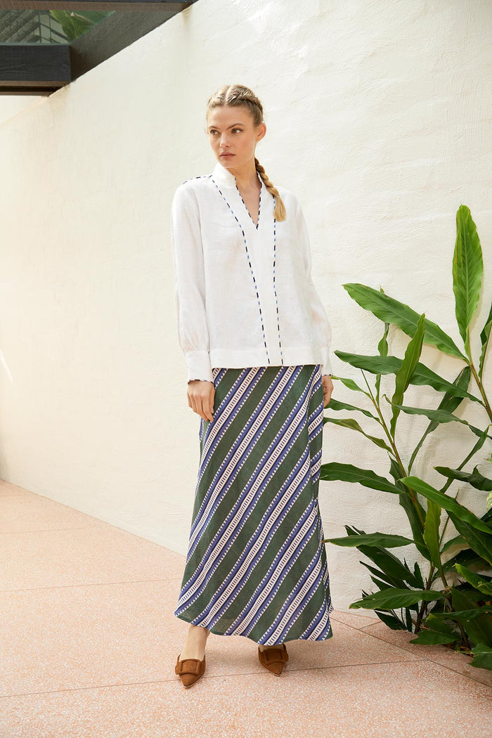 Dreamer Label -  Sky Linen Blouse