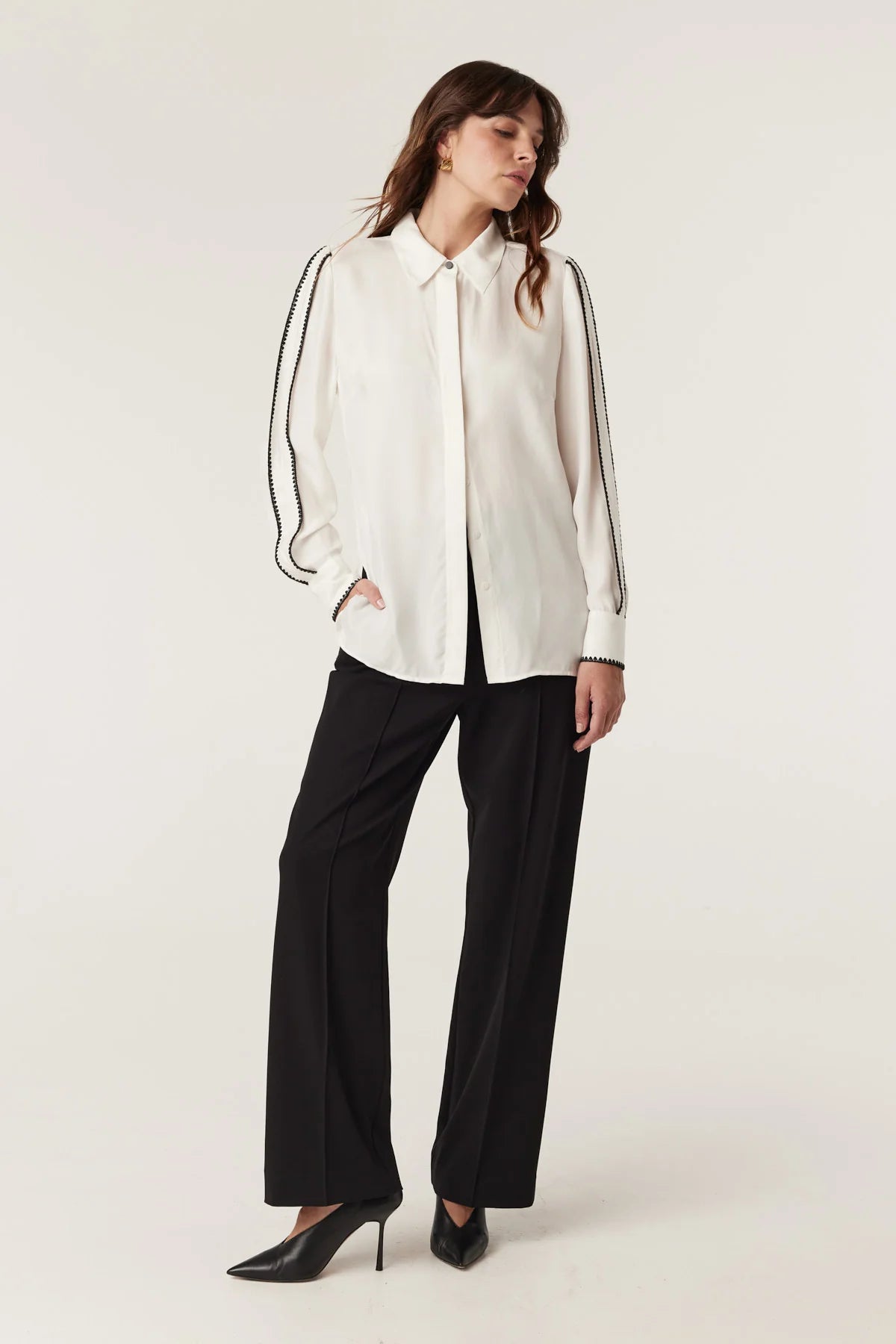 Cable - Ivory Blouse