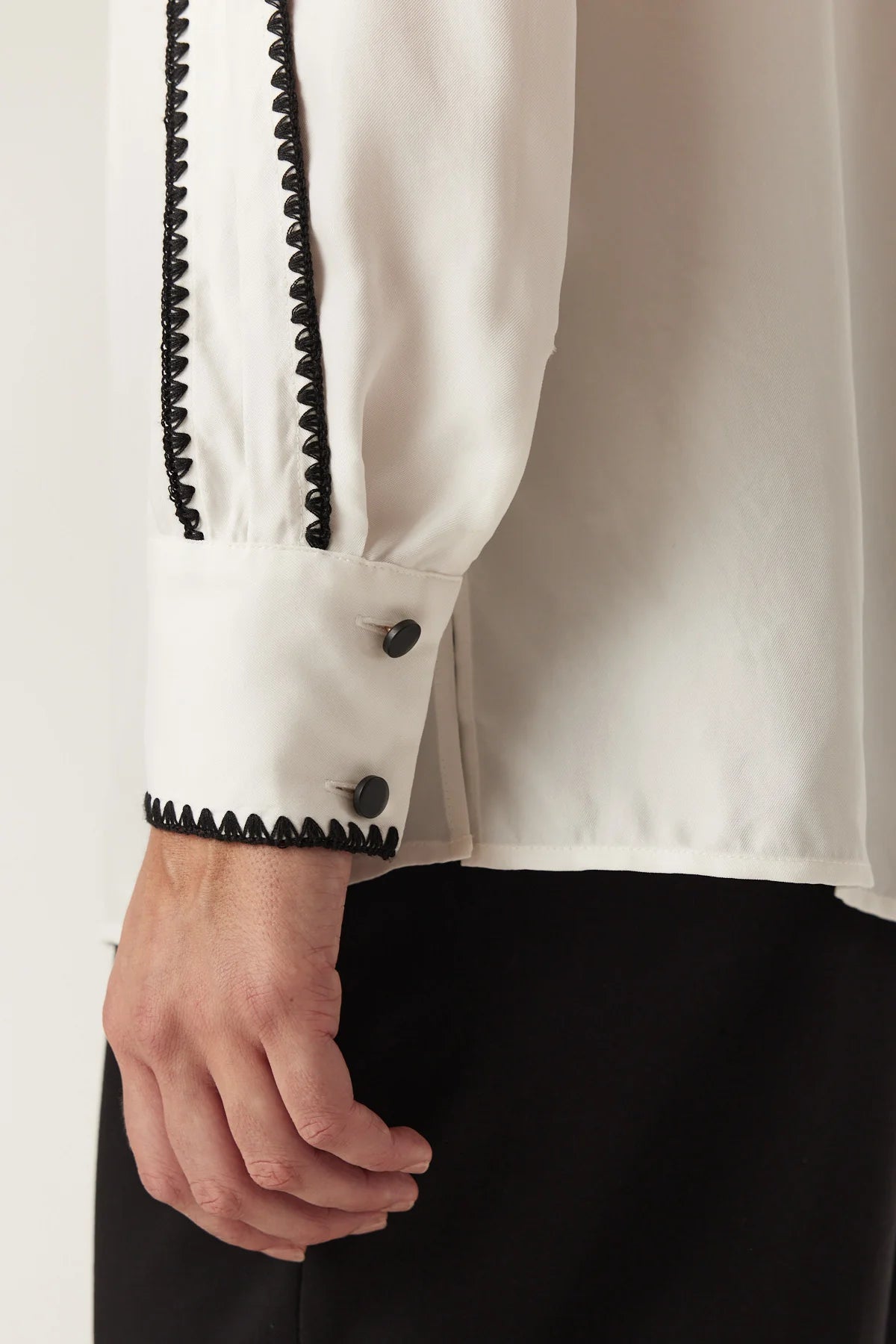 Cable - Ivory Blouse