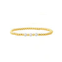 Pearl Gold Beaded Bracelet