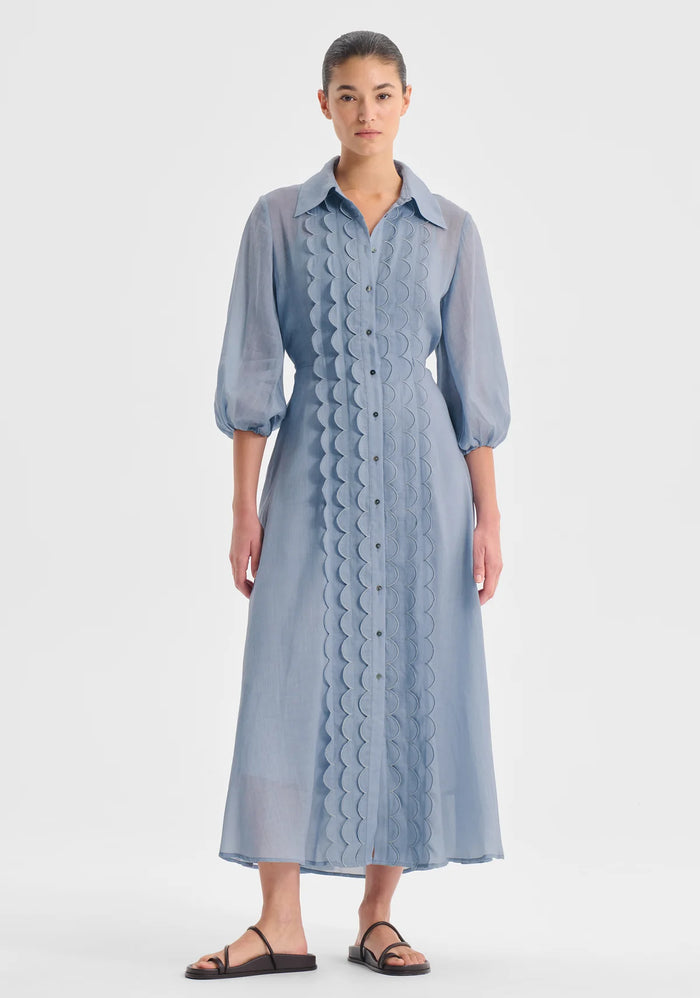 Morrison - Constance Shirt Dress - Sky Blue