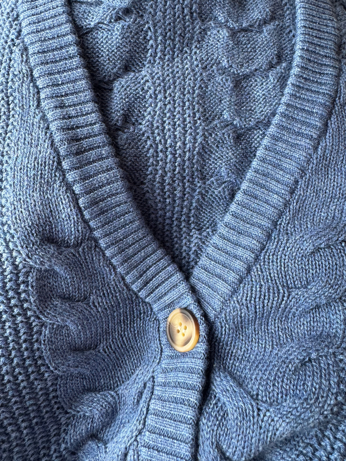 Cotton Cashmere Cable Knit Cardigan