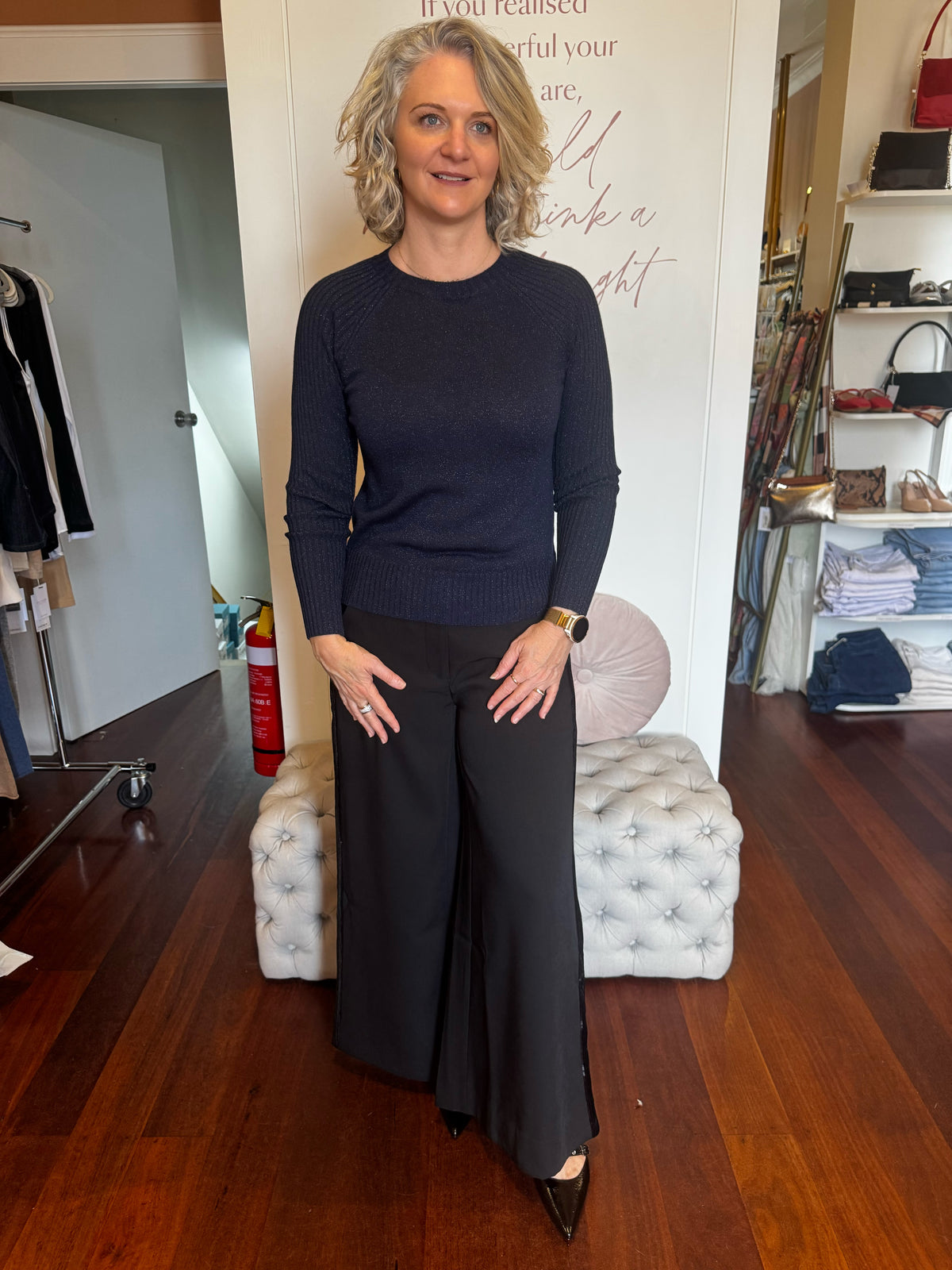 Alessandra Macy Top Lurex