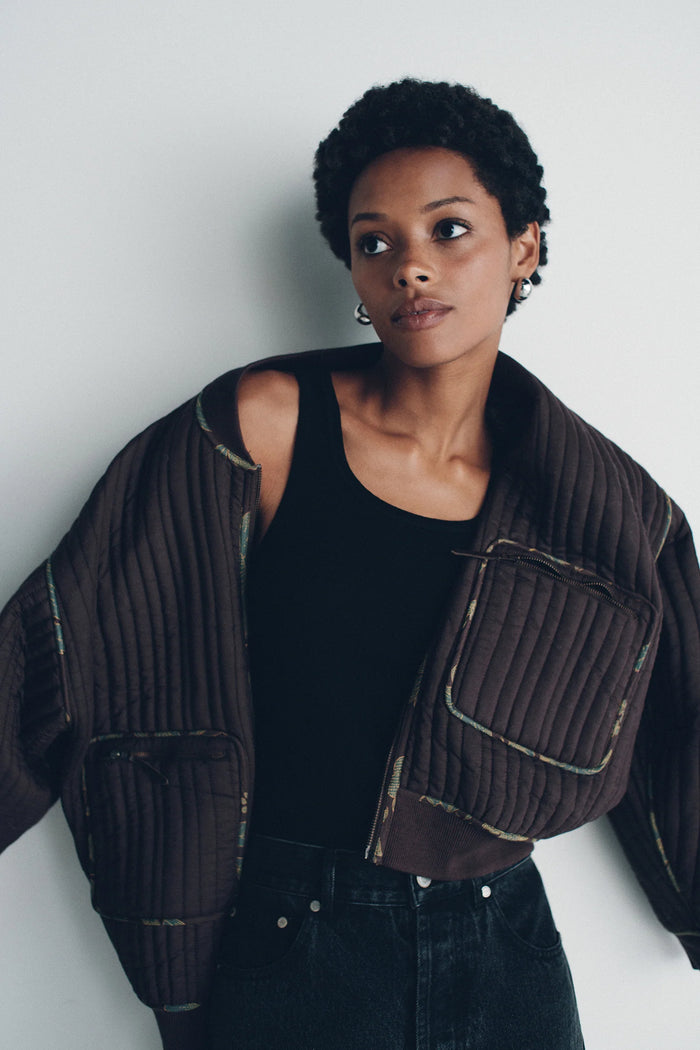 Hansen & Gretel - Jai Quilted Reversible Bomber