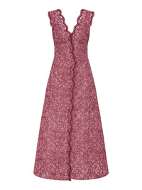 Moss & Spy Lily A-Line - Garnet Blush