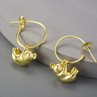 Silver/Gold Koala Ear Cuff