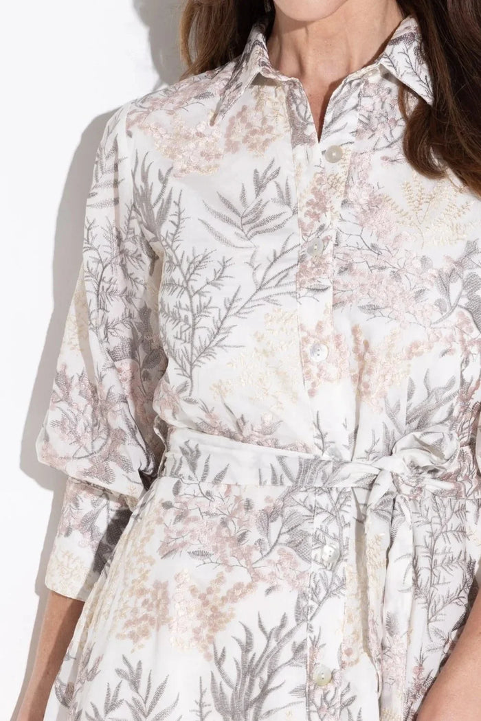 Kamare - Innes Floral Elegant Shirt Dress
