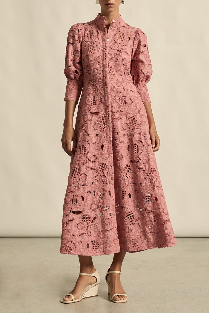 Zoe Kratzmann - Gateway Dress - Vintage Bloom Pink Lace