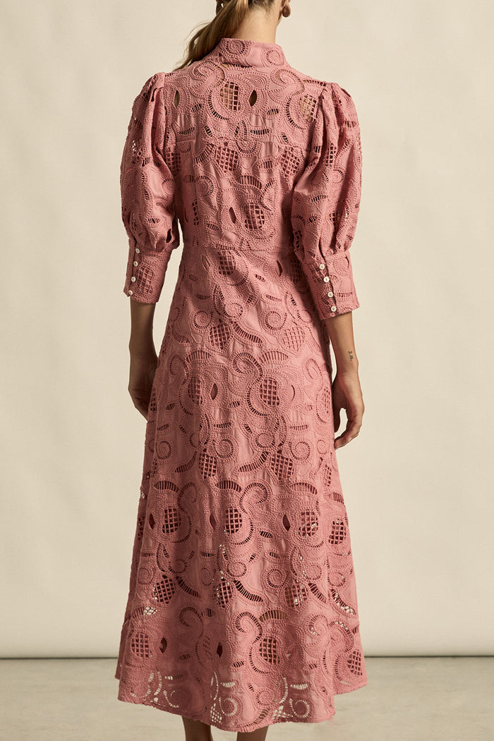 Zoe Kratzmann - Gateway Dress - Vintage Bloom Pink Lace