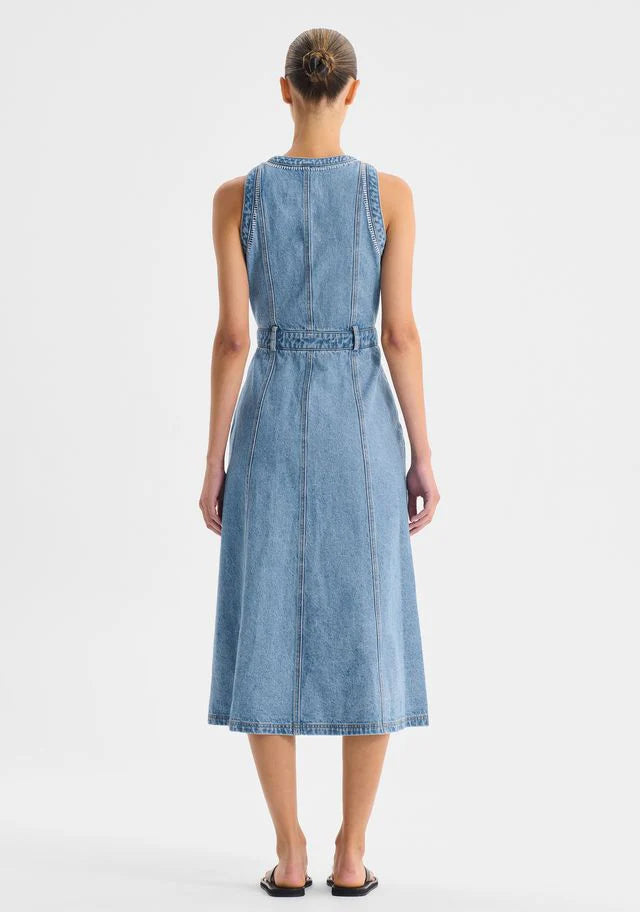 Morrison - Hendrix Denim Dress - Light Blue – Zoe Clare Leura Village