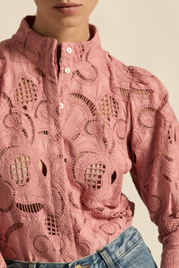 Zoe Kratzmann - Mantra Top - Vintage Bloom Pink Lace