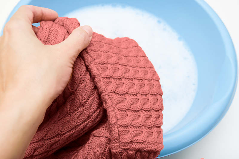 How to Hand Wash and Dry a Cashmere Sweater