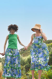 Curate On Deck Dress Hydrangea