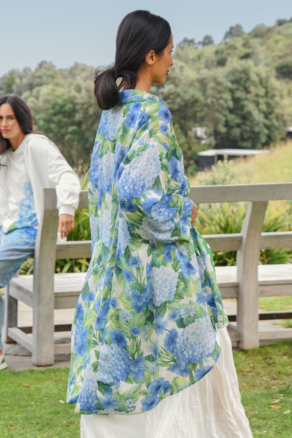 Curate Just Press Play Shirt Hydrangea
