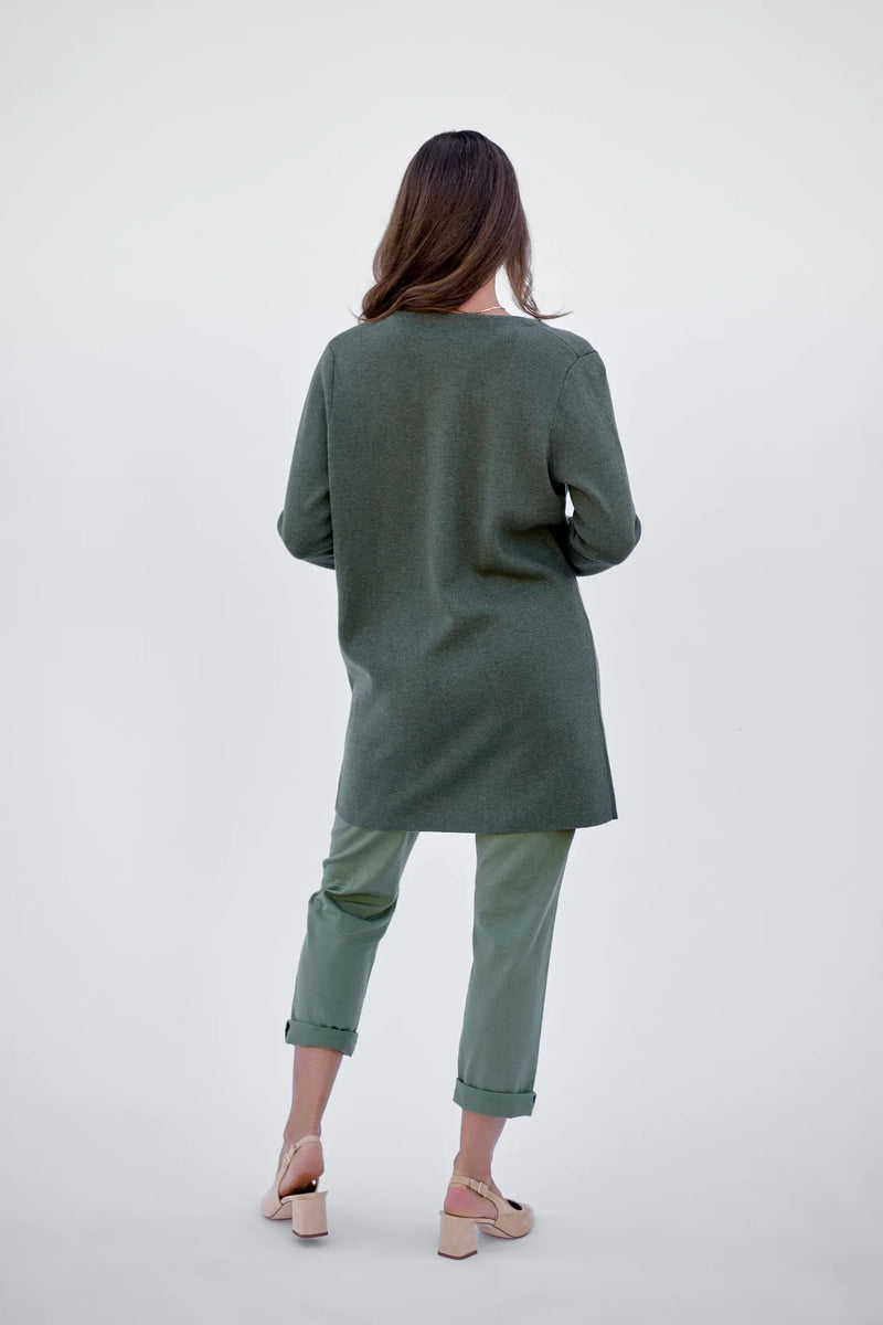 Maxted - Margot Cardigan in Army Green