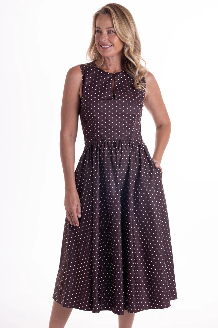 Wyatt Wylde - Julia Dress - Brown Spot