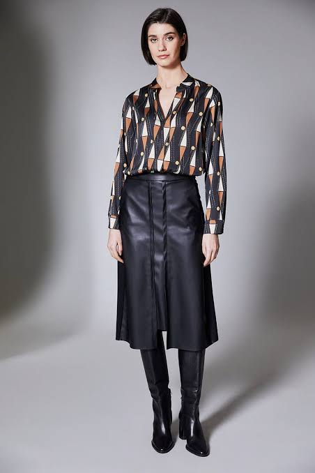 Peruzzi - Pleather Skirt