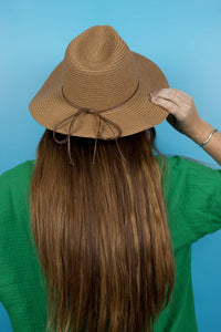 Fedora Sun Hat - French Riviera - Natural