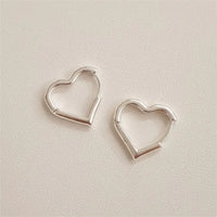 Heart Hoop Earrings