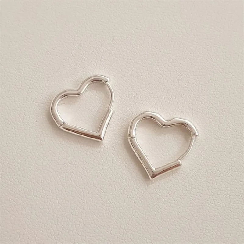 Heart Hoop Earrings