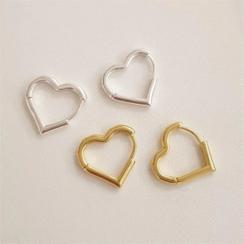 Heart Hoop Earrings