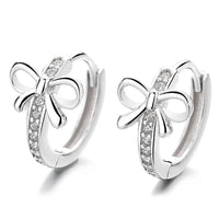 Bow Knot Hoop Earrings