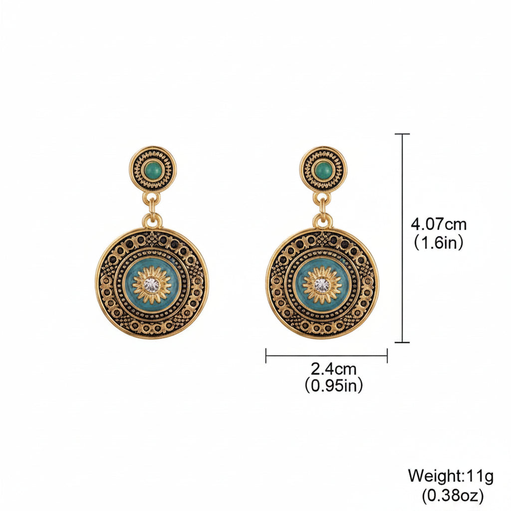 Retro Drop Earrings