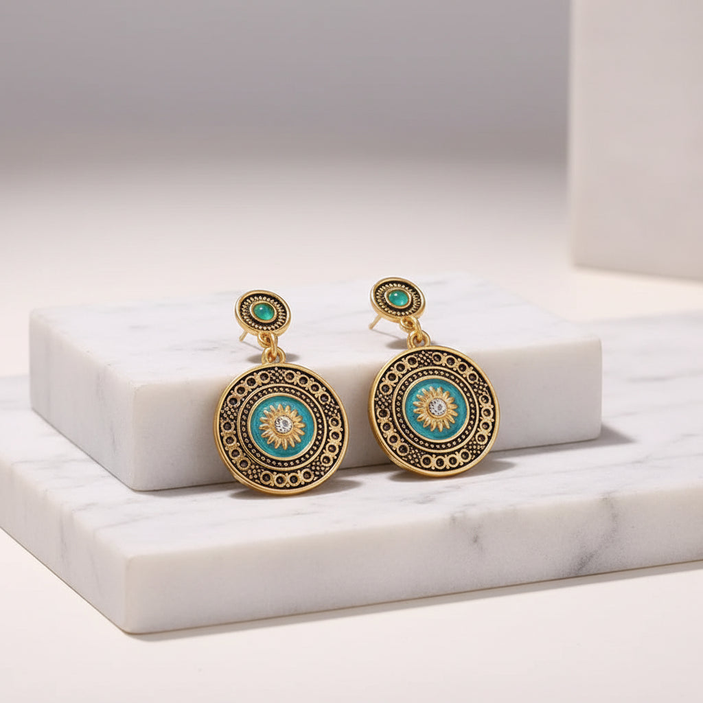 Retro Drop Earrings