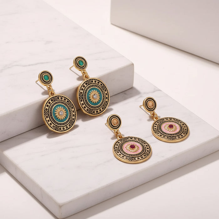 Retro Drop Earrings