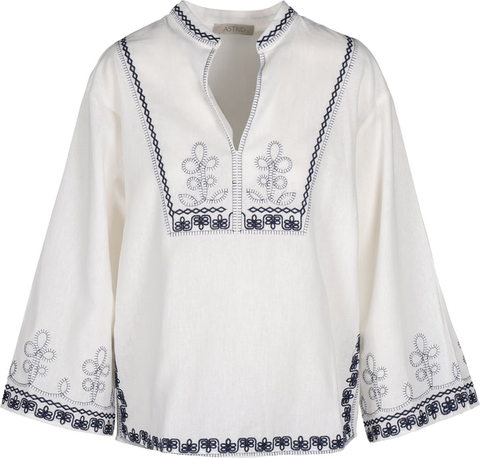 Astrid - Embroidered Blouse