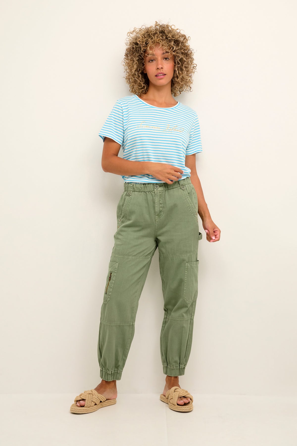 Cream Munto Ankle pant