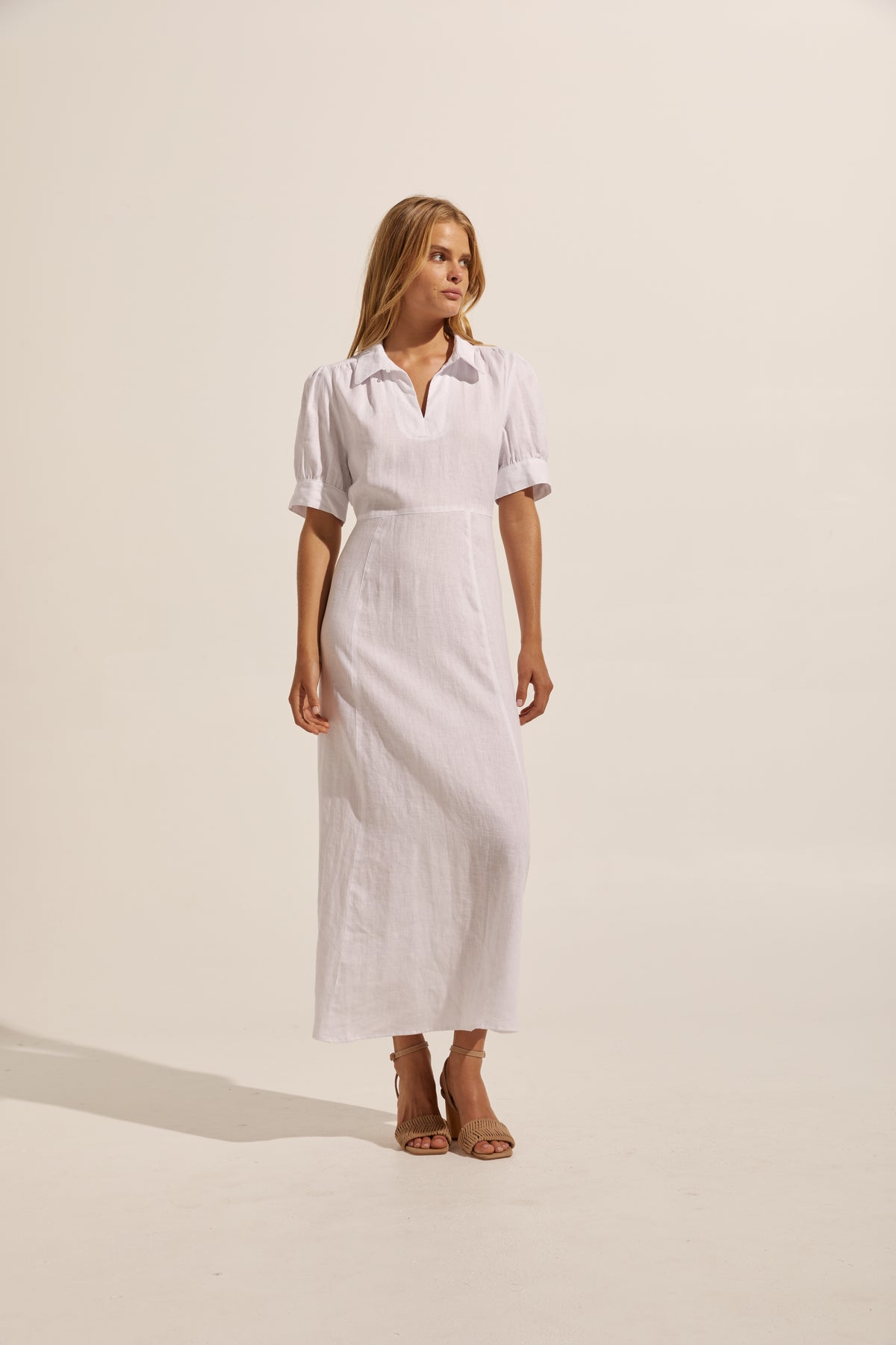 Trace Dress - Porcelain
