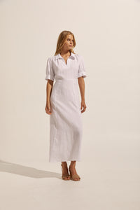 Trace Dress - Porcelain