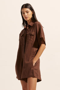 Heed Jumpsuit - Carob