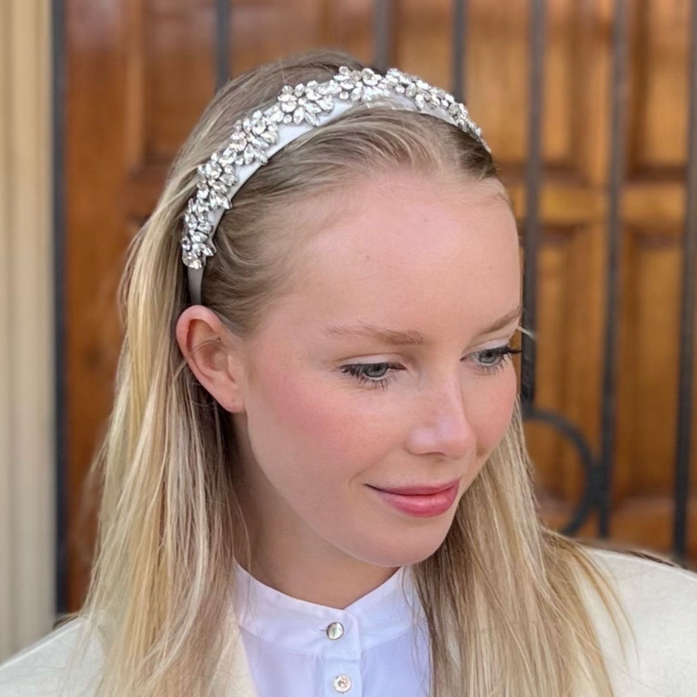 Tania Hird - Silver Sensation Statement Headband