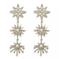 Gold Firework Earrings