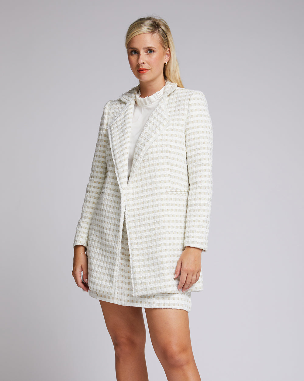 Liliana Blazer - Metalic Tweed is