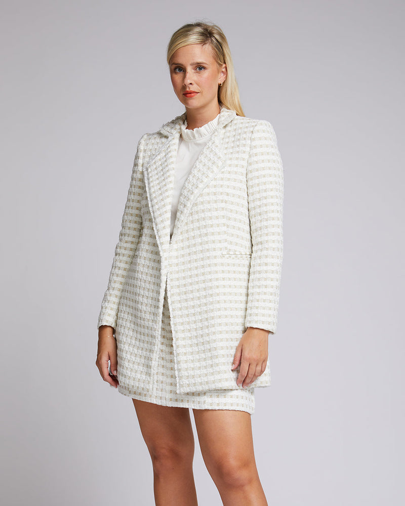 Liliana Blazer - Metalic Tweed is