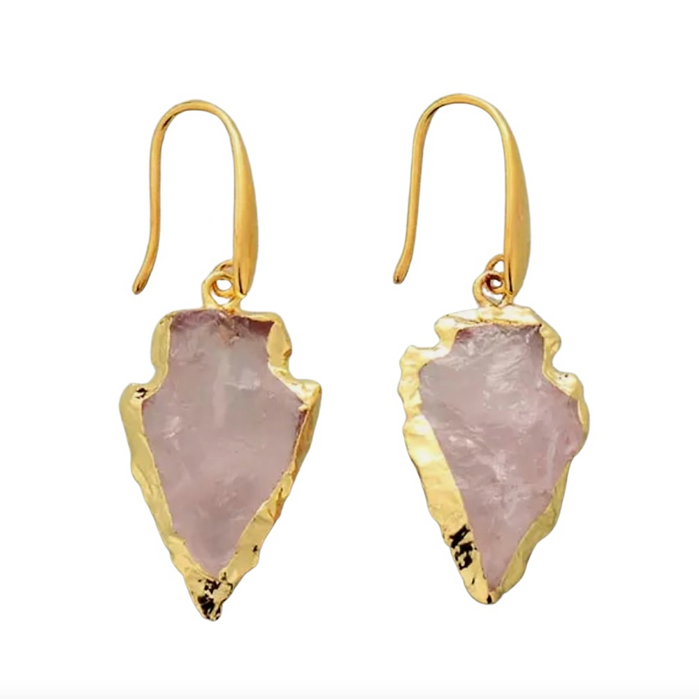 Lunar Quartz Earrings