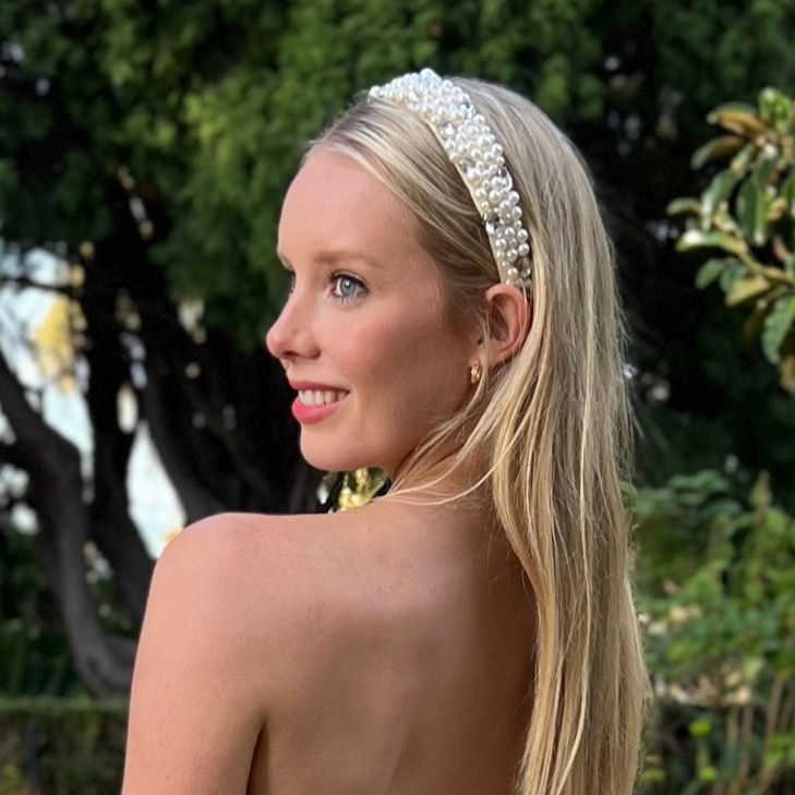 Pearl & Rhinestone encrusted Headband