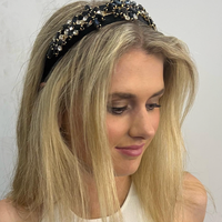 Tania Hird - Elizabeth Statement Headband - Black