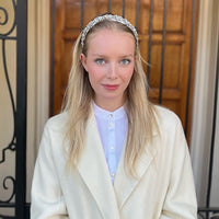 Tania Hird - Silver Sensation Statement Headband