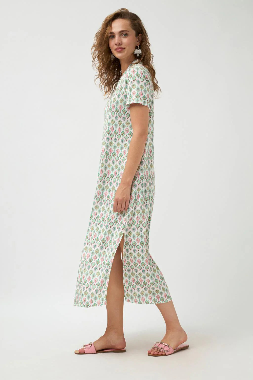 Nima Long Printed Dress