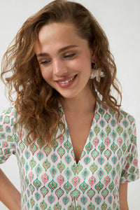 Nima Long Printed Dress